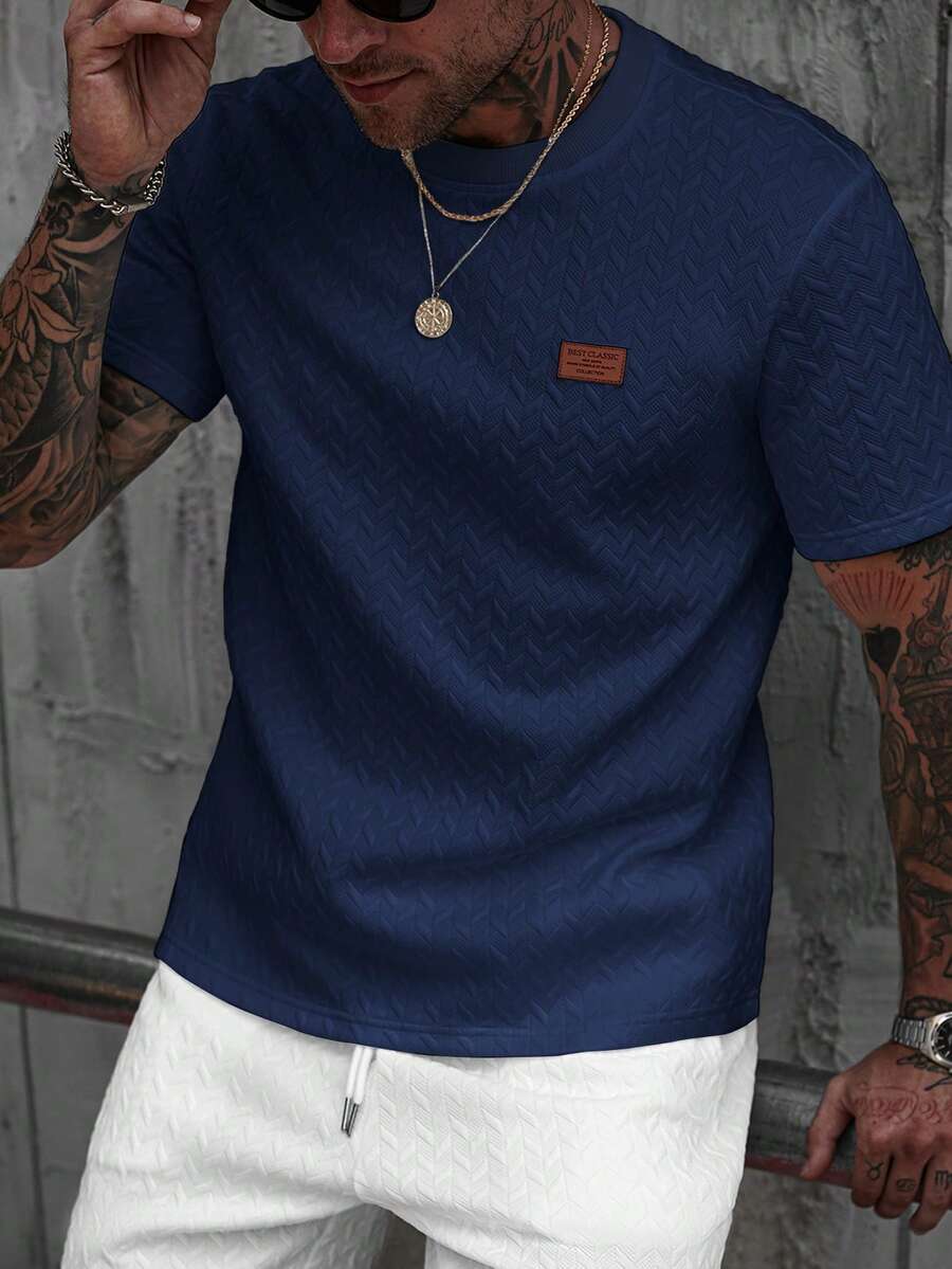 Camiseta Pavtros Jacquard Logotipo