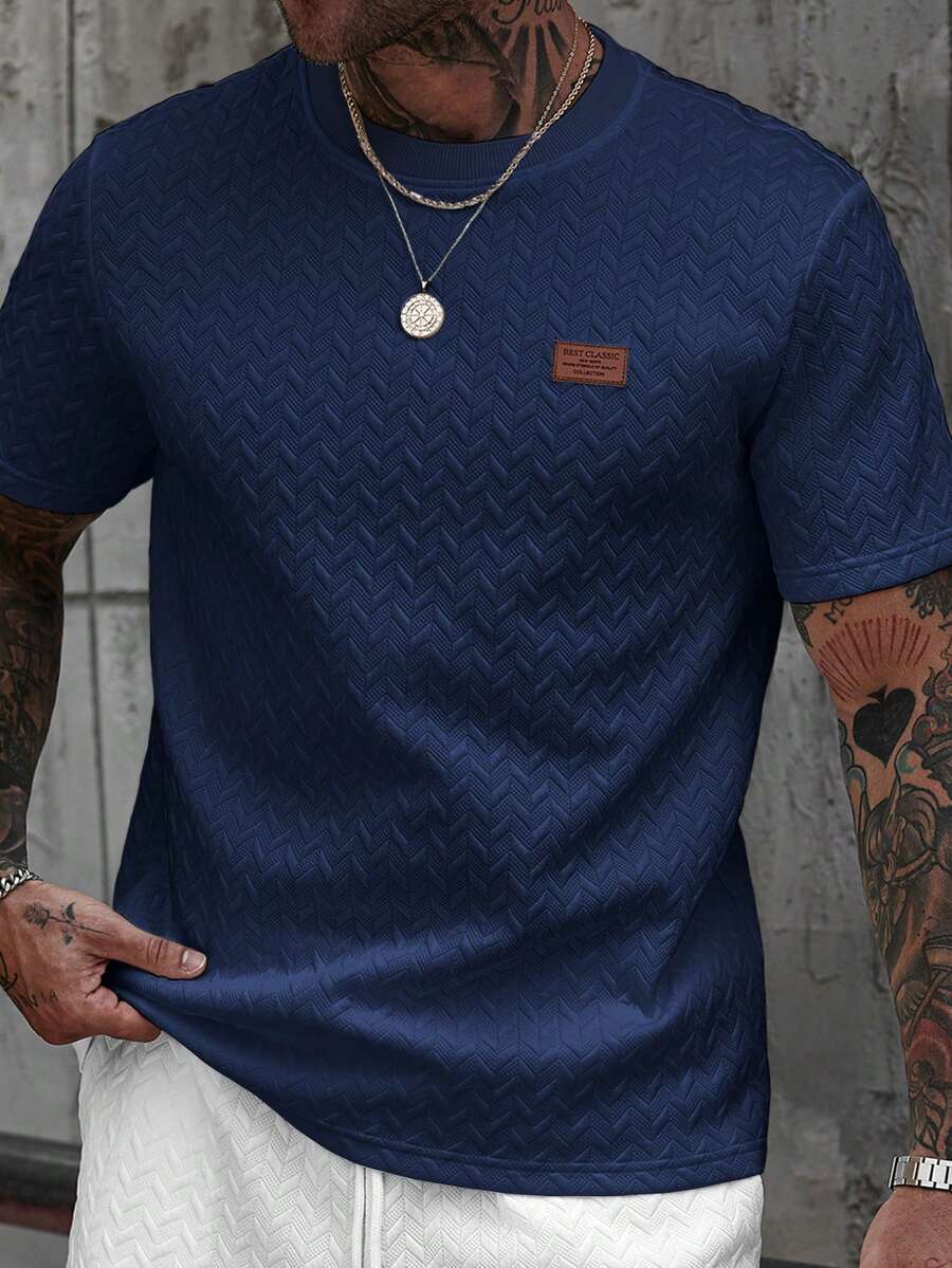 Camiseta Pavtros Jacquard Logotipo