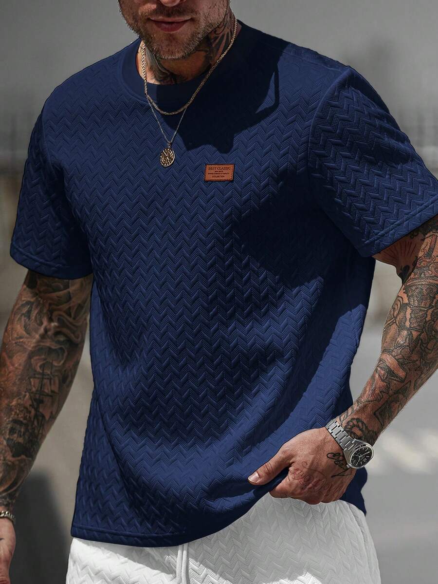 Camiseta Pavtros Jacquard Logotipo