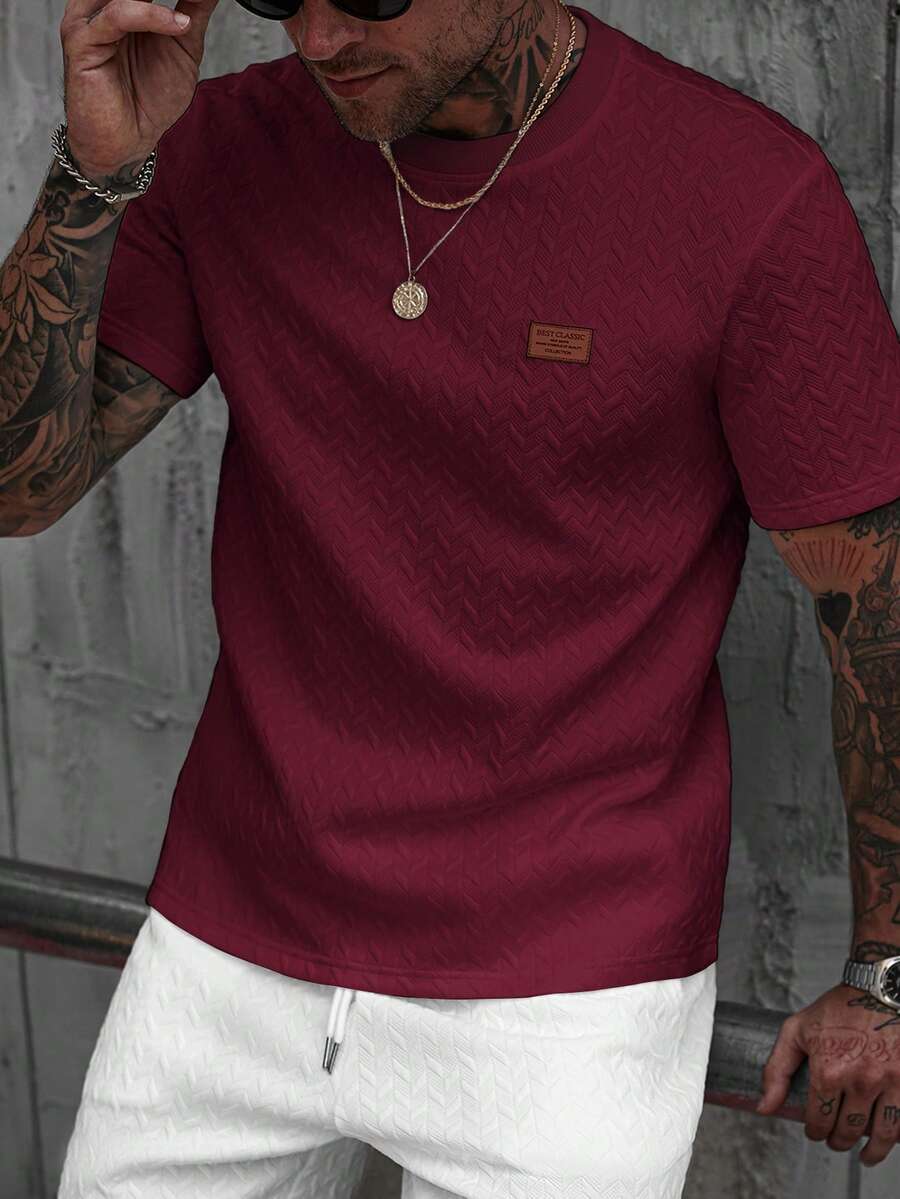 Camiseta Pavtros Jacquard Logotipo
