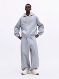 Conjunto Moletom Pavtros Studios Panel Zip Tracksuit Grey