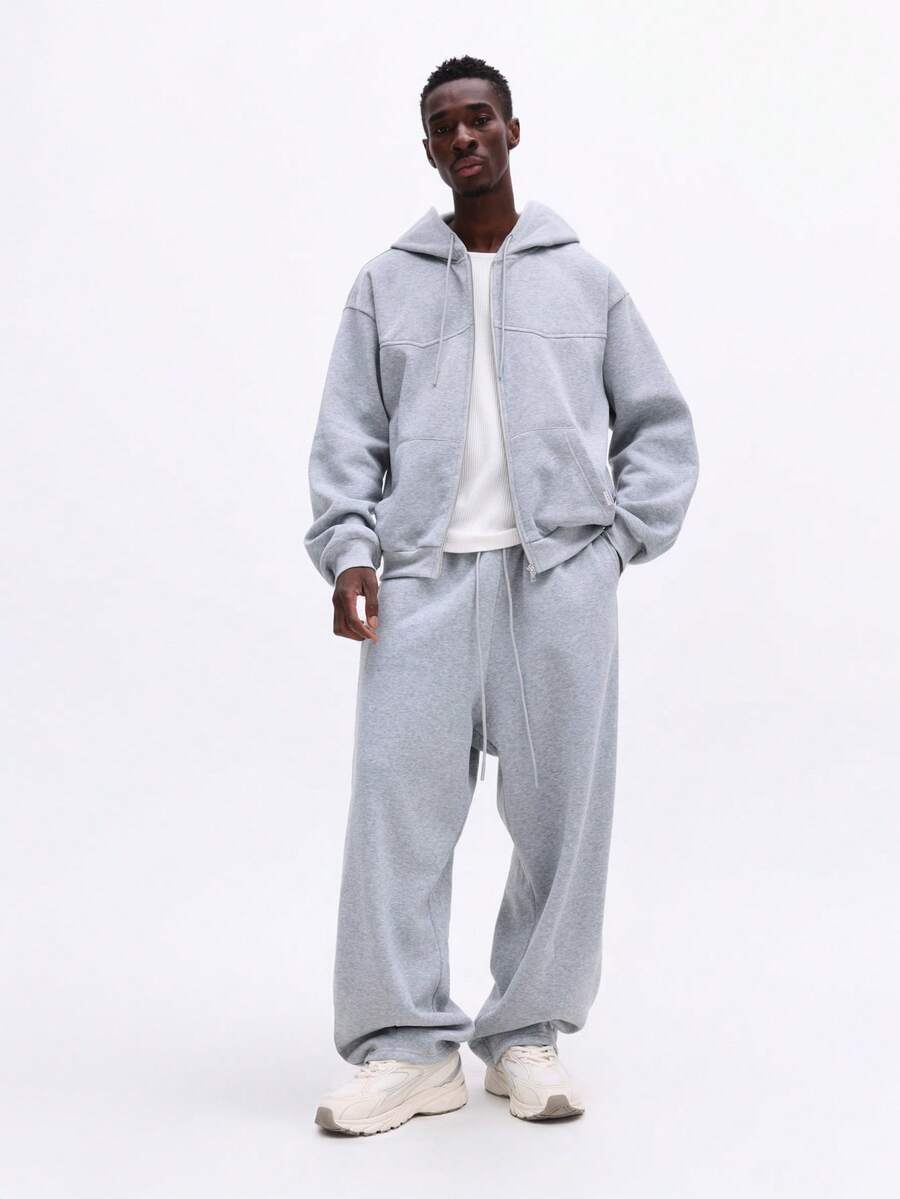 Conjunto Moletom Pavtros Studios Panel Zip Tracksuit Grey - foto 5