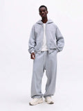 Conjunto Moletom Pavtros Studios Panel Zip Tracksuit Grey