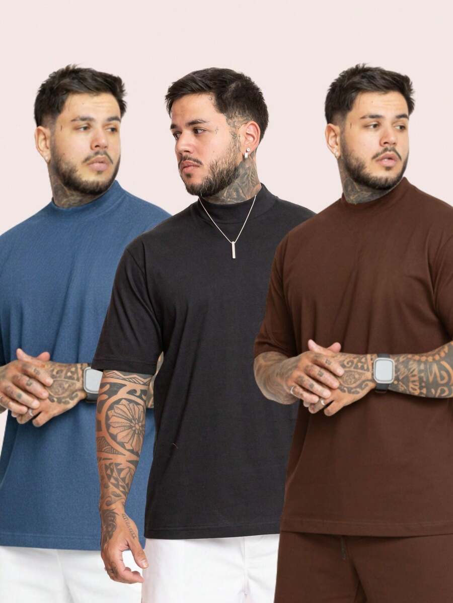Kit Pavtros Oversized Trap 3 Camisetas