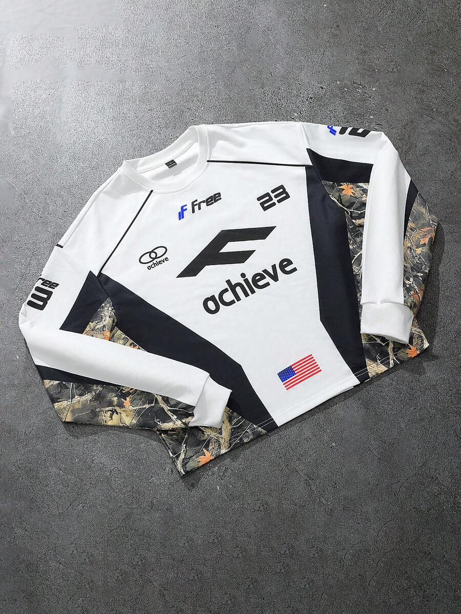 Moletom Pavtros Camuflado Colorblock