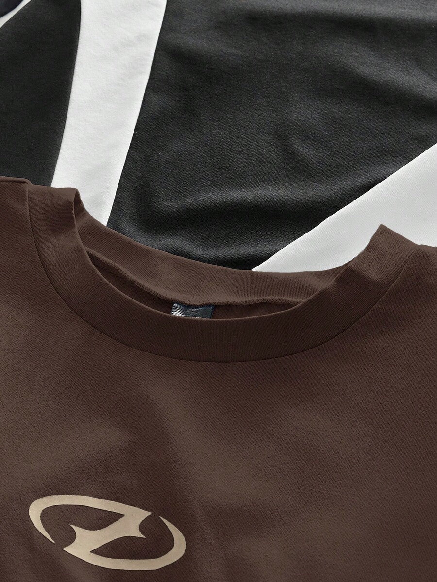 Kit Pavtros Color Block 3 Camisetas