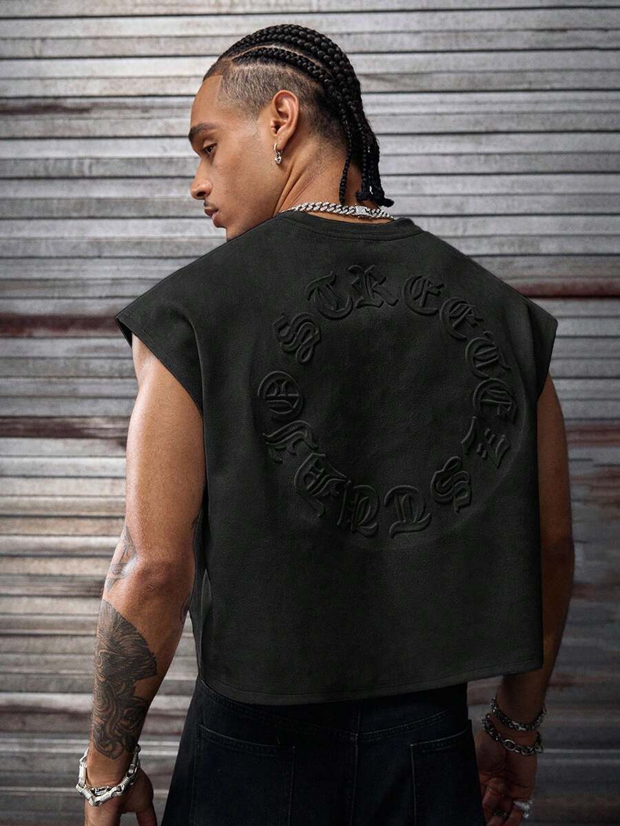 Regata Pavtros Studios Embossed Gothic Lettering Vest — Foto 11