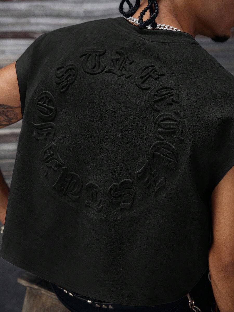 Regata Pavtros Studios Embossed Gothic Lettering Vest — Foto 13