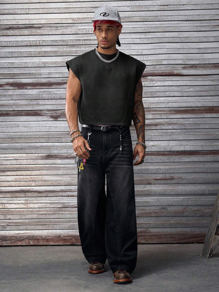 Regata Pavtros Studios Embossed Gothic Lettering Vest — Foto 15