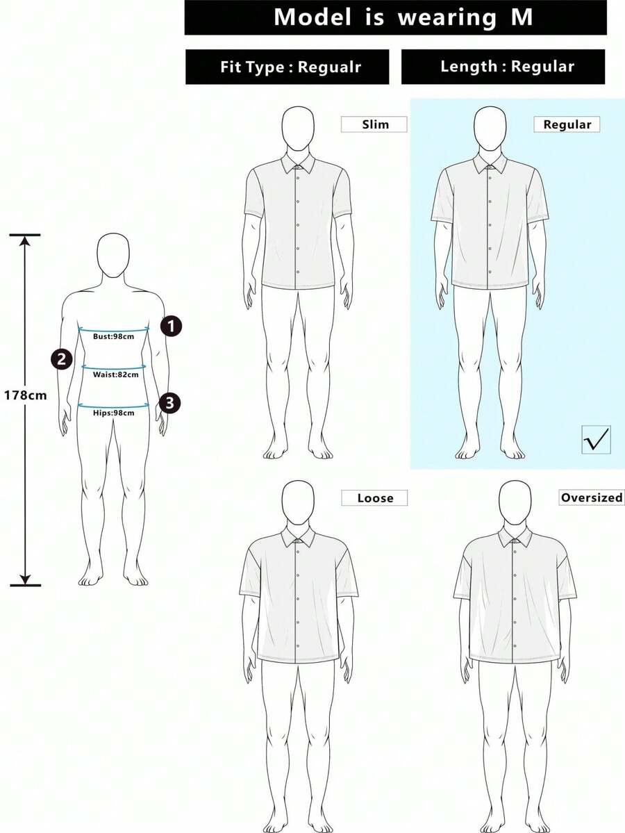 ResortEase Camisa Casual de Manga Curta com Botões e Cor Sólida, Ajuste Folgado, Férias