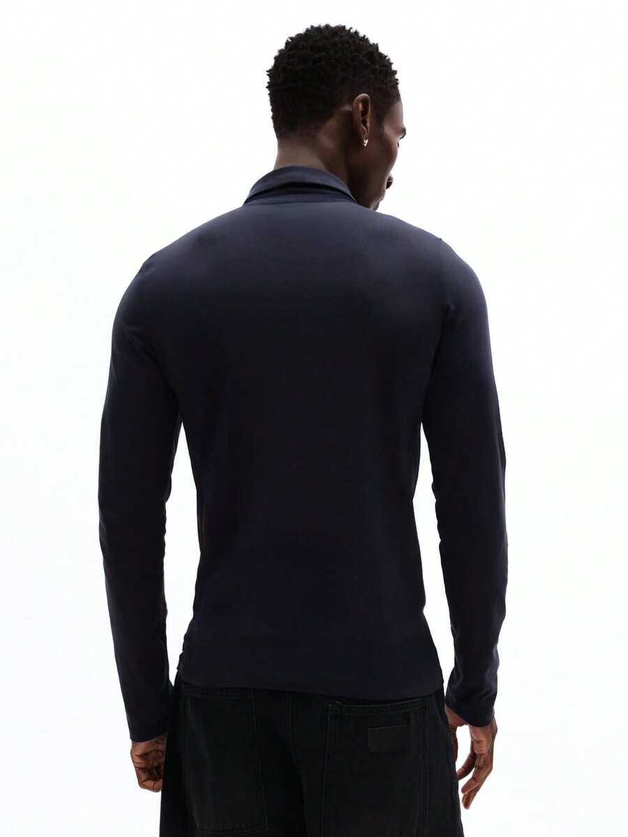 Camisa Polo Manga Longa Pavtros Studios Minimalist Zip Polo - foto 1