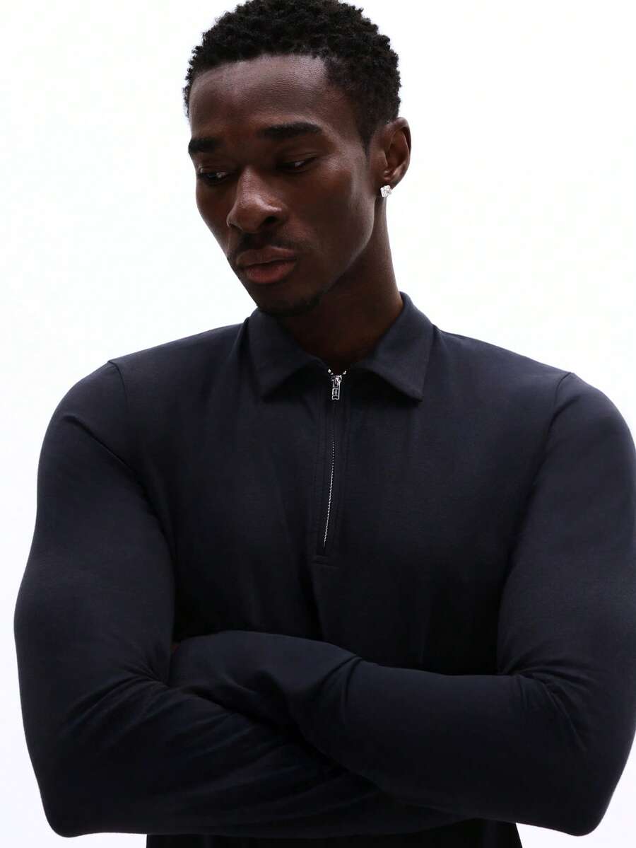 Camisa Polo Pavtros Zip Polo — Foto 4
