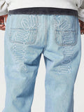 Calça Bordado 90s