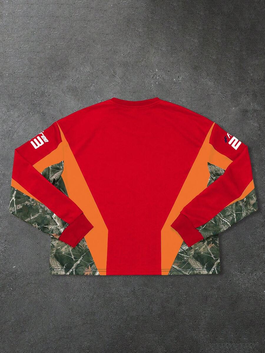 Moletom Pavtros Camuflado Colorblock
