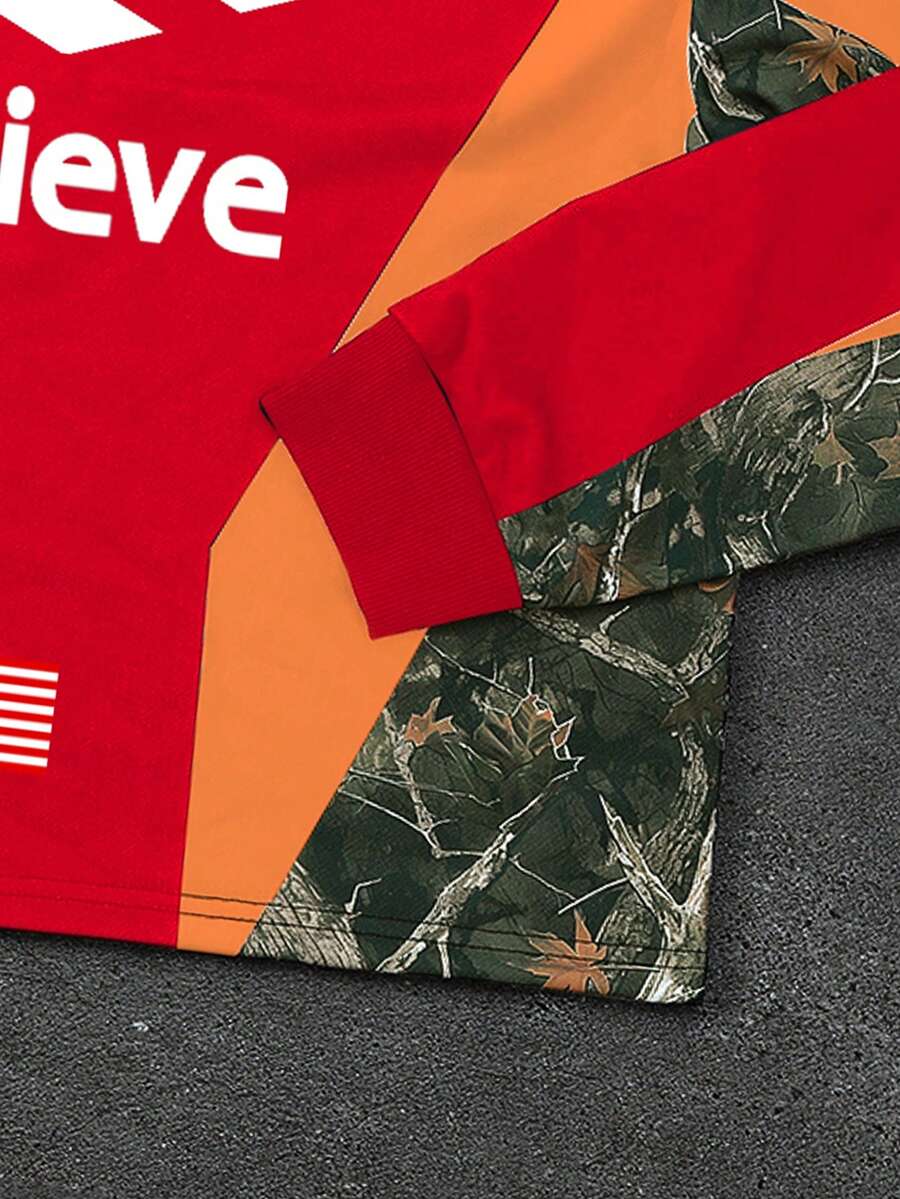 Moletom Pavtros Camuflado Colorblock