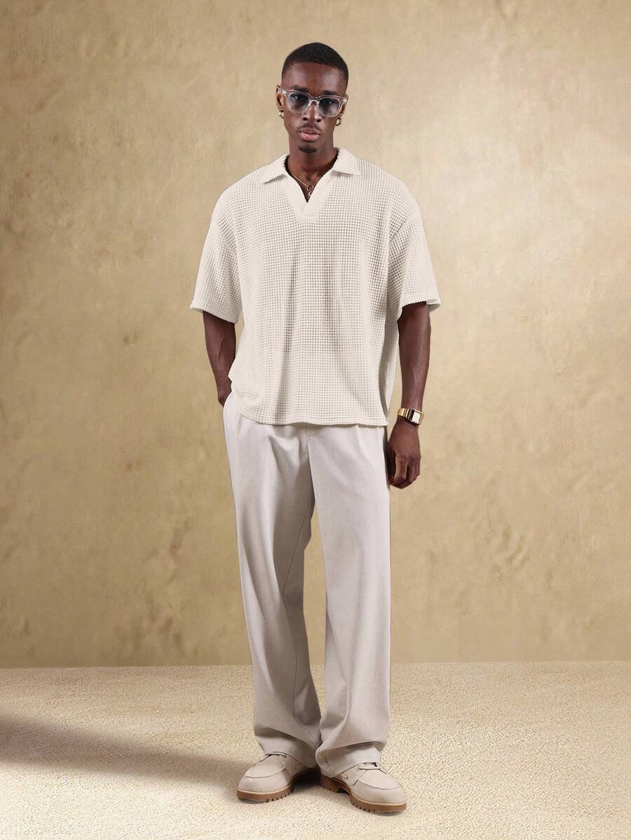 Camisa Polo Pavtros Studios Waffle Knit Polo — Foto 19
