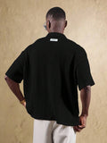 Top Polo de Manga Curta Ajustada Tipo Cropped SUMWON para Homens, em Padrão de Malha Aberta, Casual de Verão para Golfe, Gola Simples