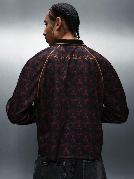 Camisa Long Sleeve Polo Pavtros Monogram Monarchy Jersey