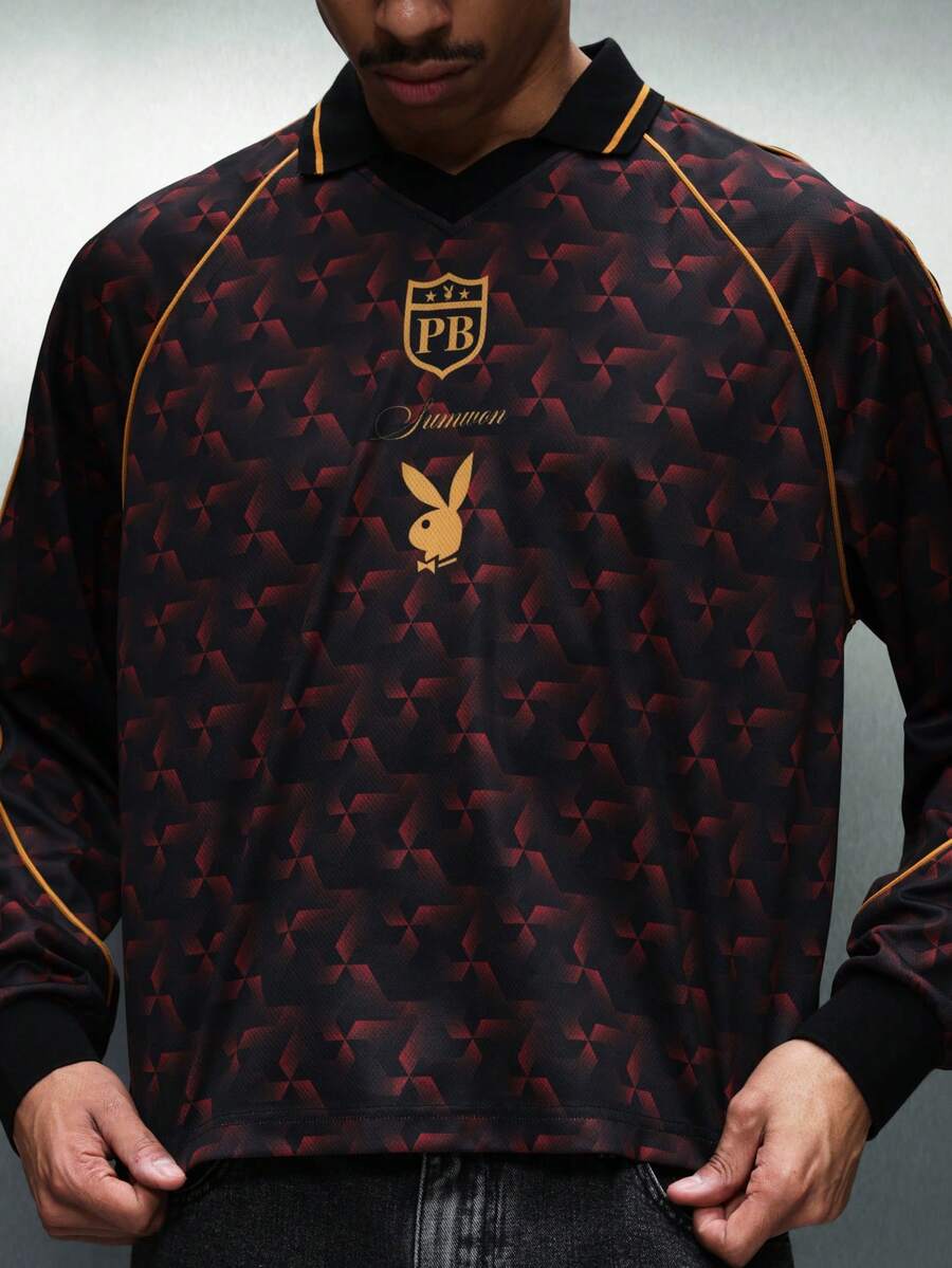 Camisa Long Sleeve Polo Pavtros Monogram Monarchy Jersey - foto 6