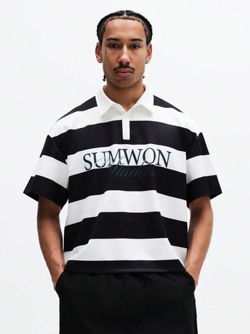 Camisa Polo Pavtros Studios Striped Rugger Jersey — Foto 1