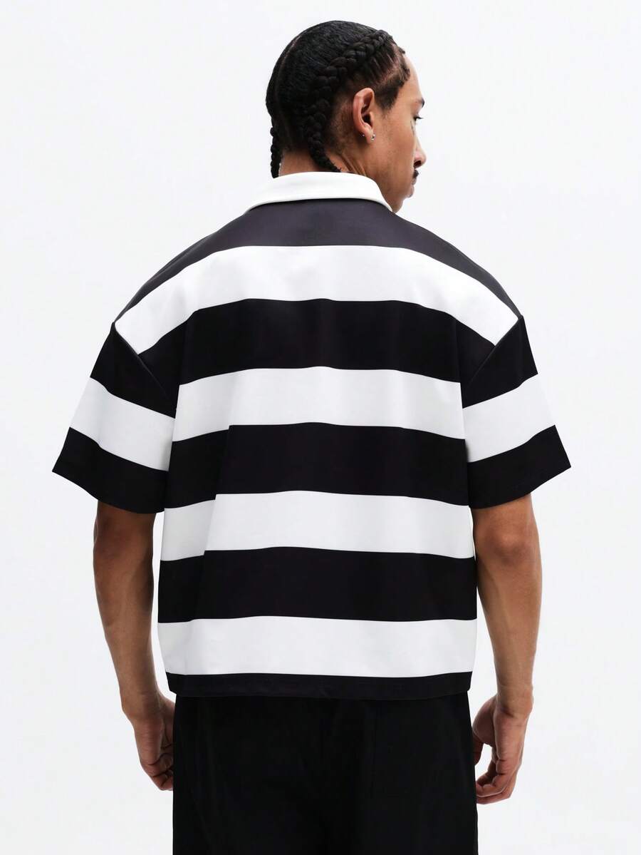 Camisa Polo Pavtros Studios Striped Rugger Jersey - foto 1