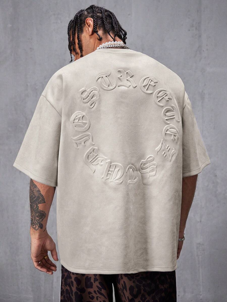 Camiseta Pavtros Solta Ombros Caídos