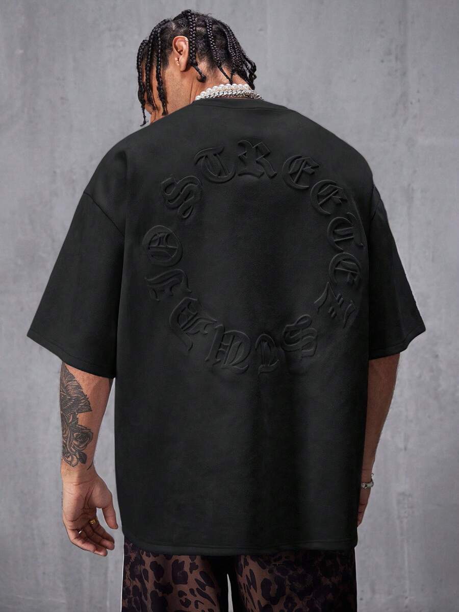 Camiseta Pavtros Solta Ombros Caídos