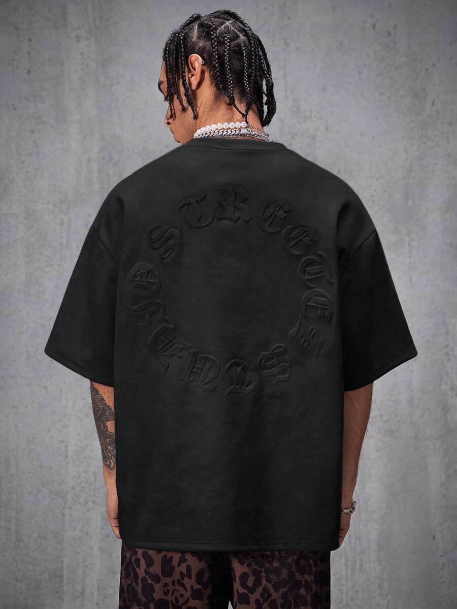 Camiseta Pavtros Solta Ombros Caídos