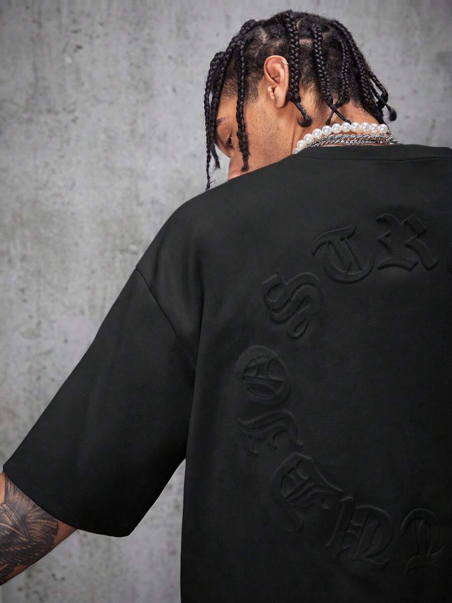 Camiseta Pavtros Solta Ombros Caídos