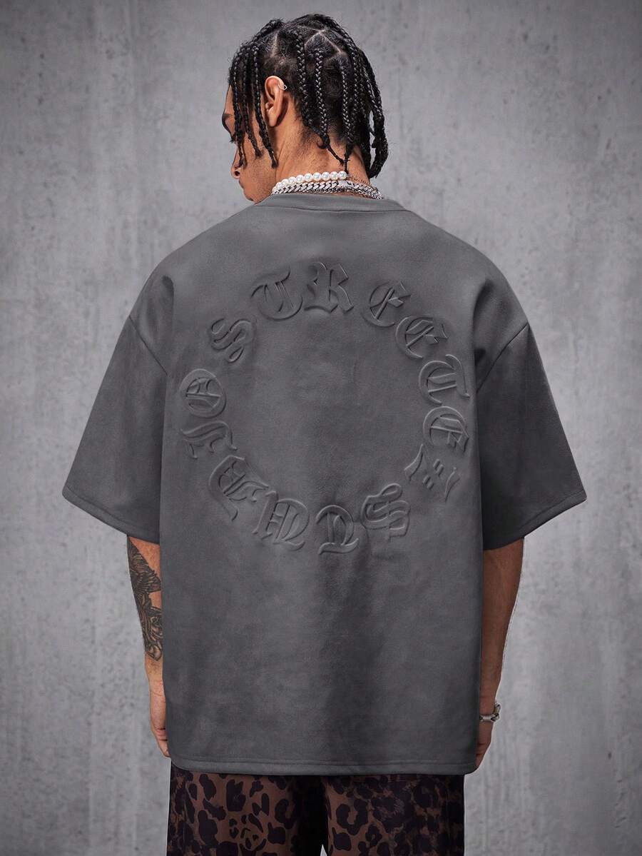 Camiseta Pavtros Solta Ombros Caídos