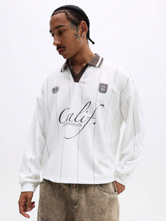 Camisa Long Sleeve Polo Pavtros Calif Vintage Jersey