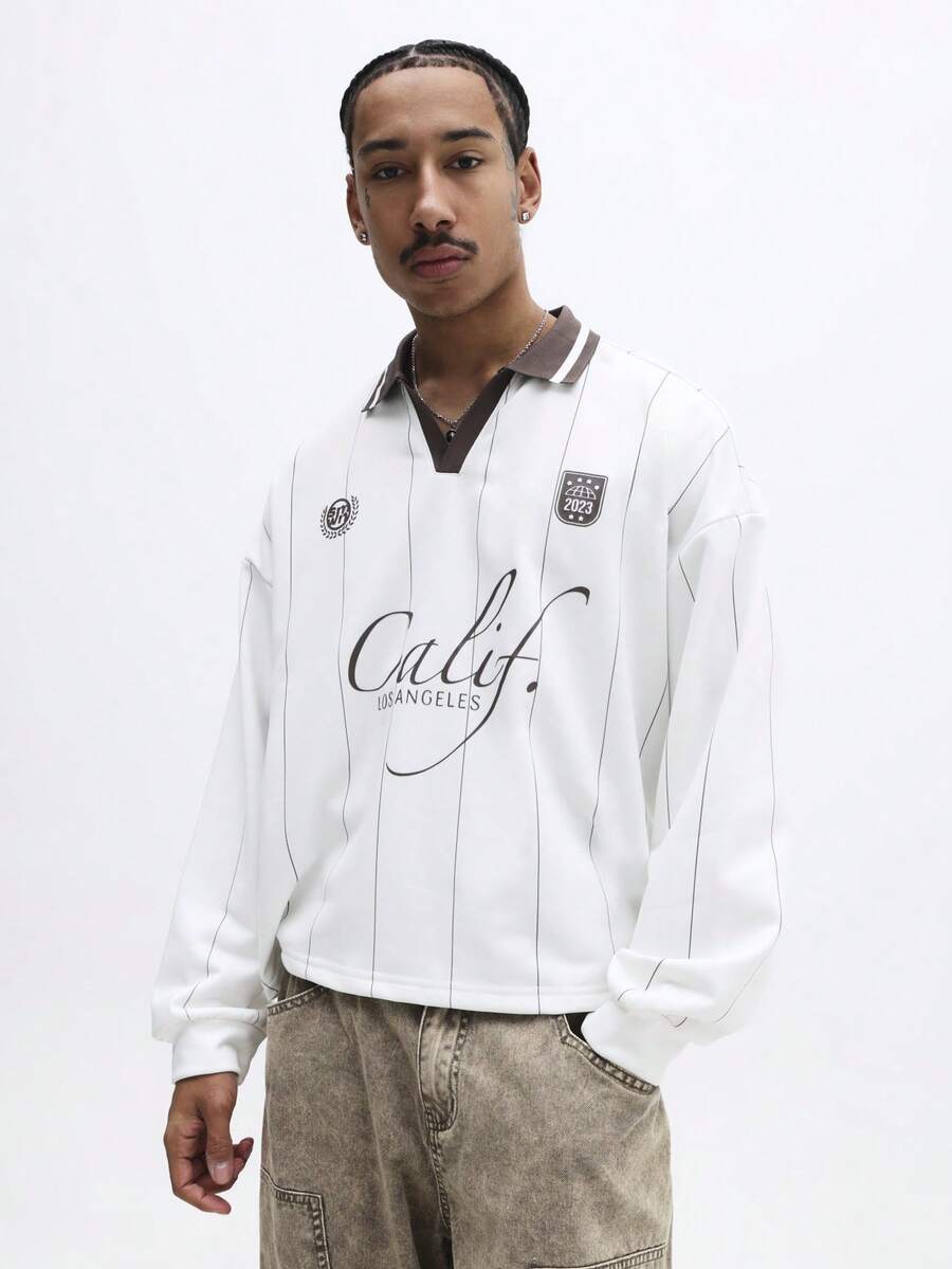 Camisa Long Sleeve Polo Pavtros Calif Vintage Jersey - foto 4