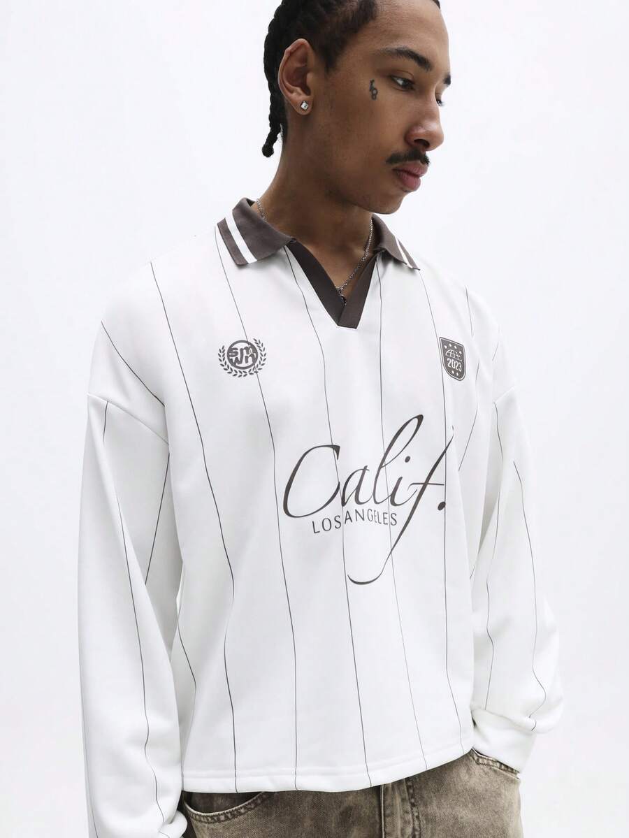 Camisa Long Sleeve Polo Pavtros Calif Vintage Jersey - foto 5