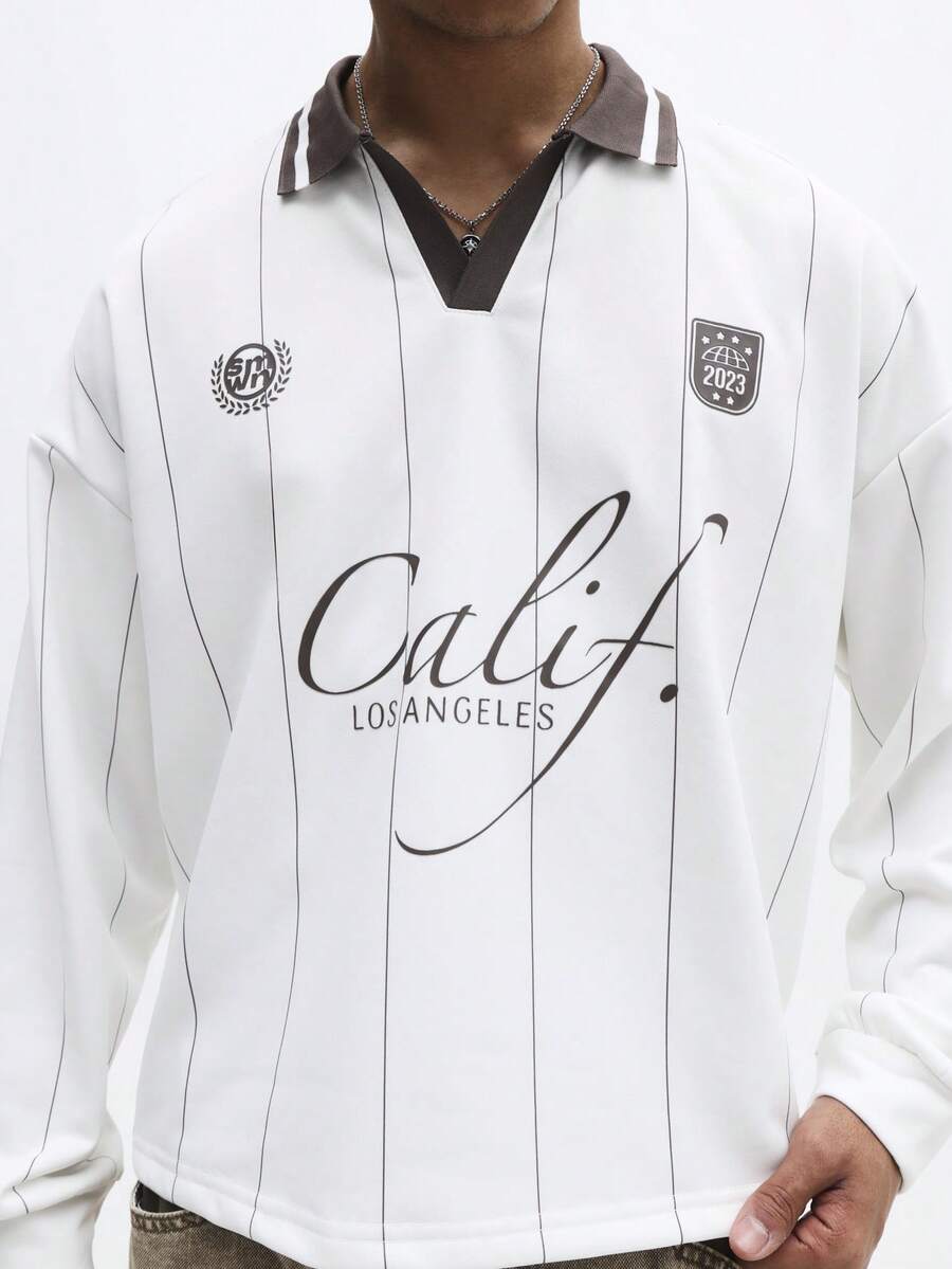 Camisa Long Sleeve Polo Pavtros Calif Vintage Jersey - foto 6