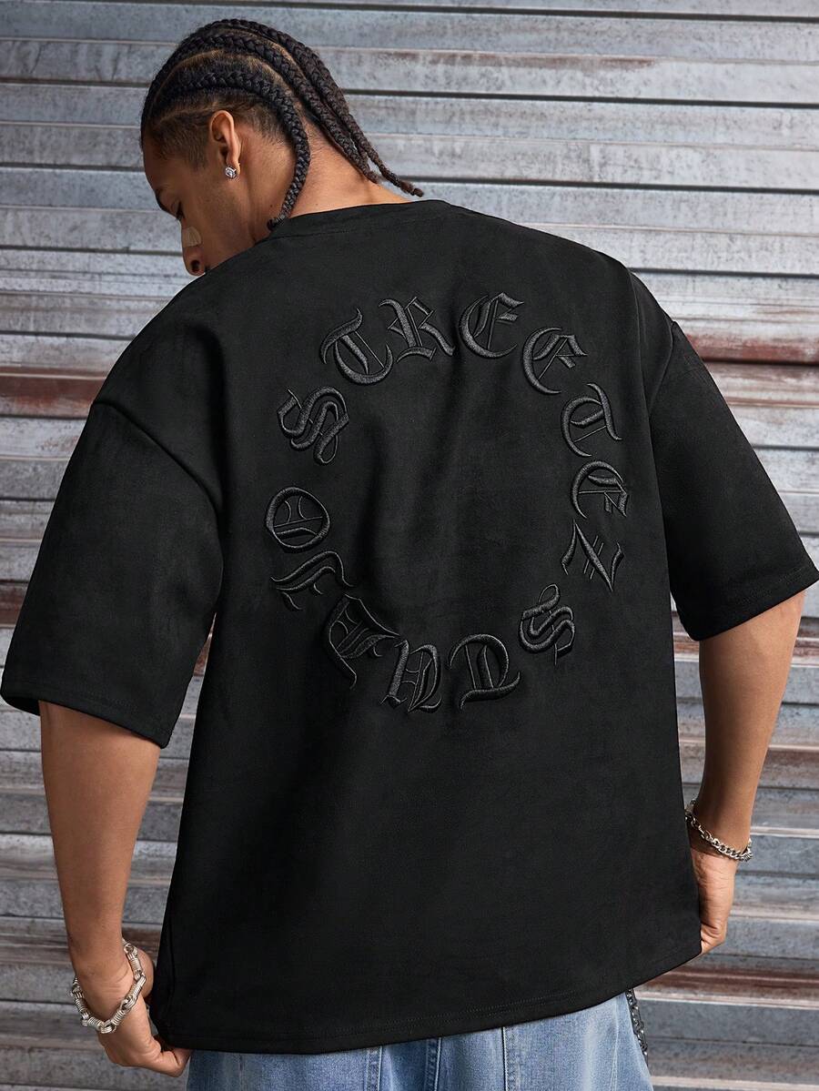 Camiseta Pavtros Solta Ombros Caídos