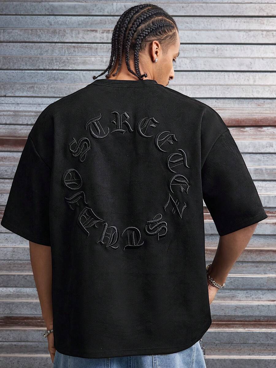 Camiseta Pavtros Solta Ombros Caídos