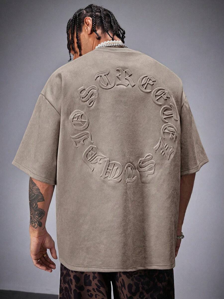 Camiseta Pavtros Solta Ombros Caídos
