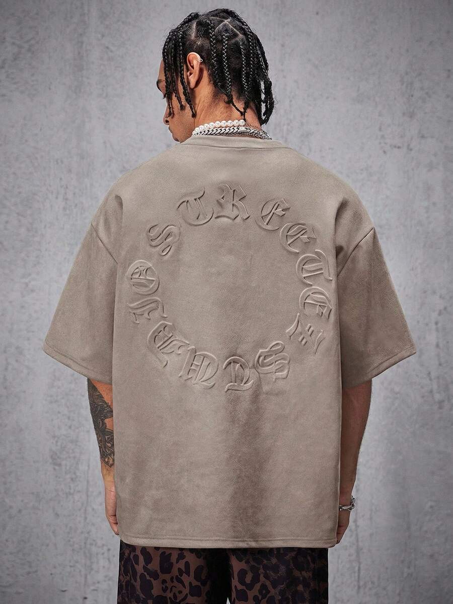 Camiseta Pavtros Solta Ombros Caídos