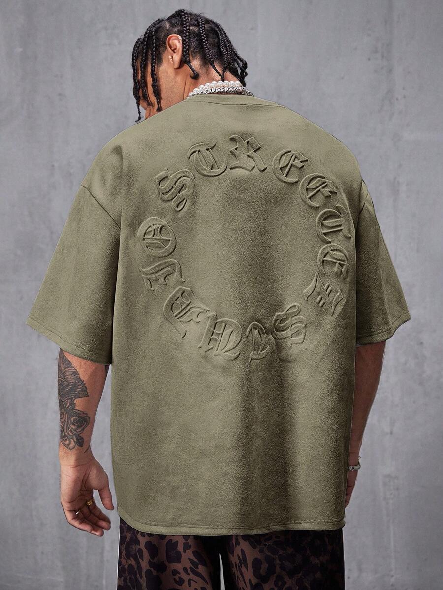 Camiseta Pavtros Solta Ombros Caídos