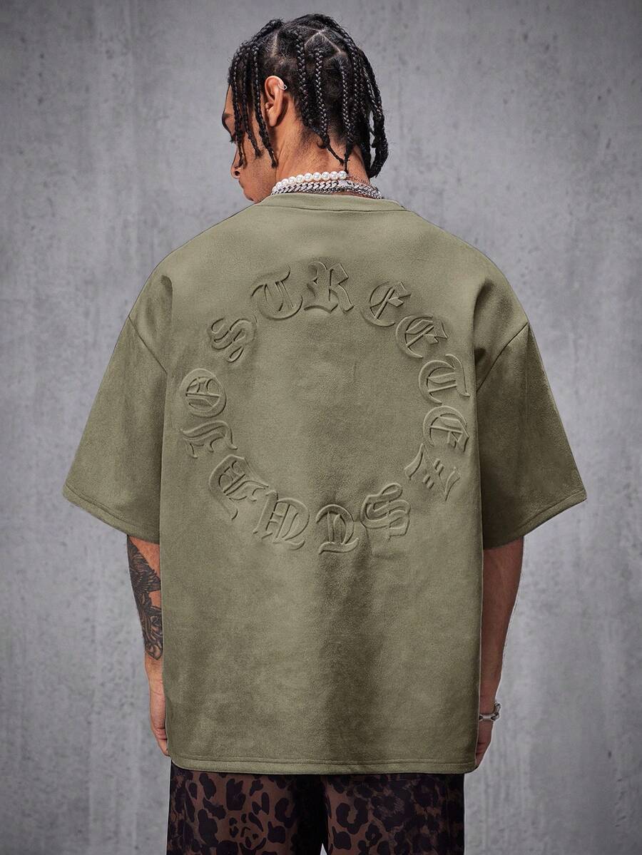 Camiseta Pavtros Solta Ombros Caídos