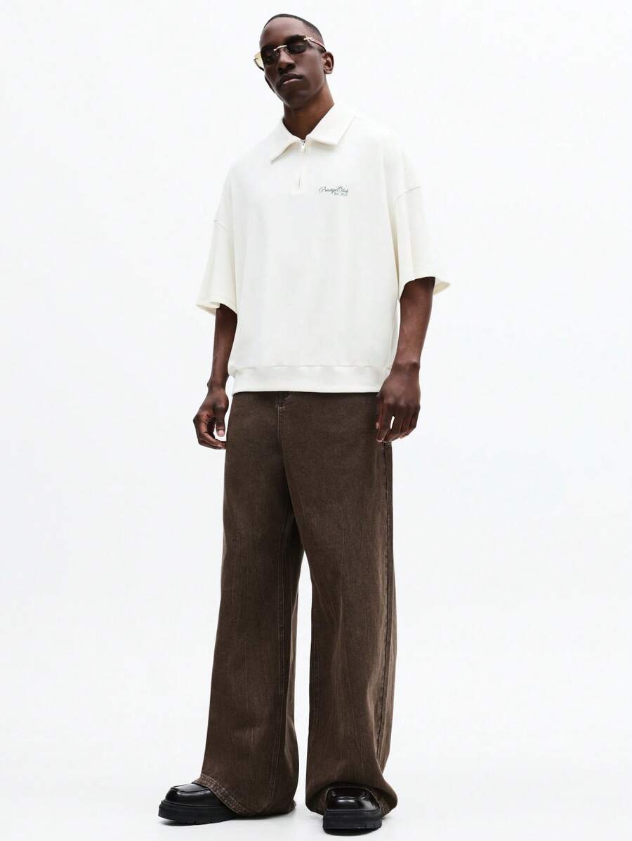 Camisa Polo Pavtros Studios Prestige Zip Polo — Foto 3