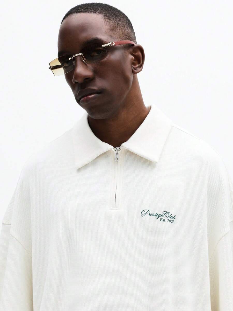 Camisa Polo Pavtros Studios Prestige Zip Polo — Foto 5