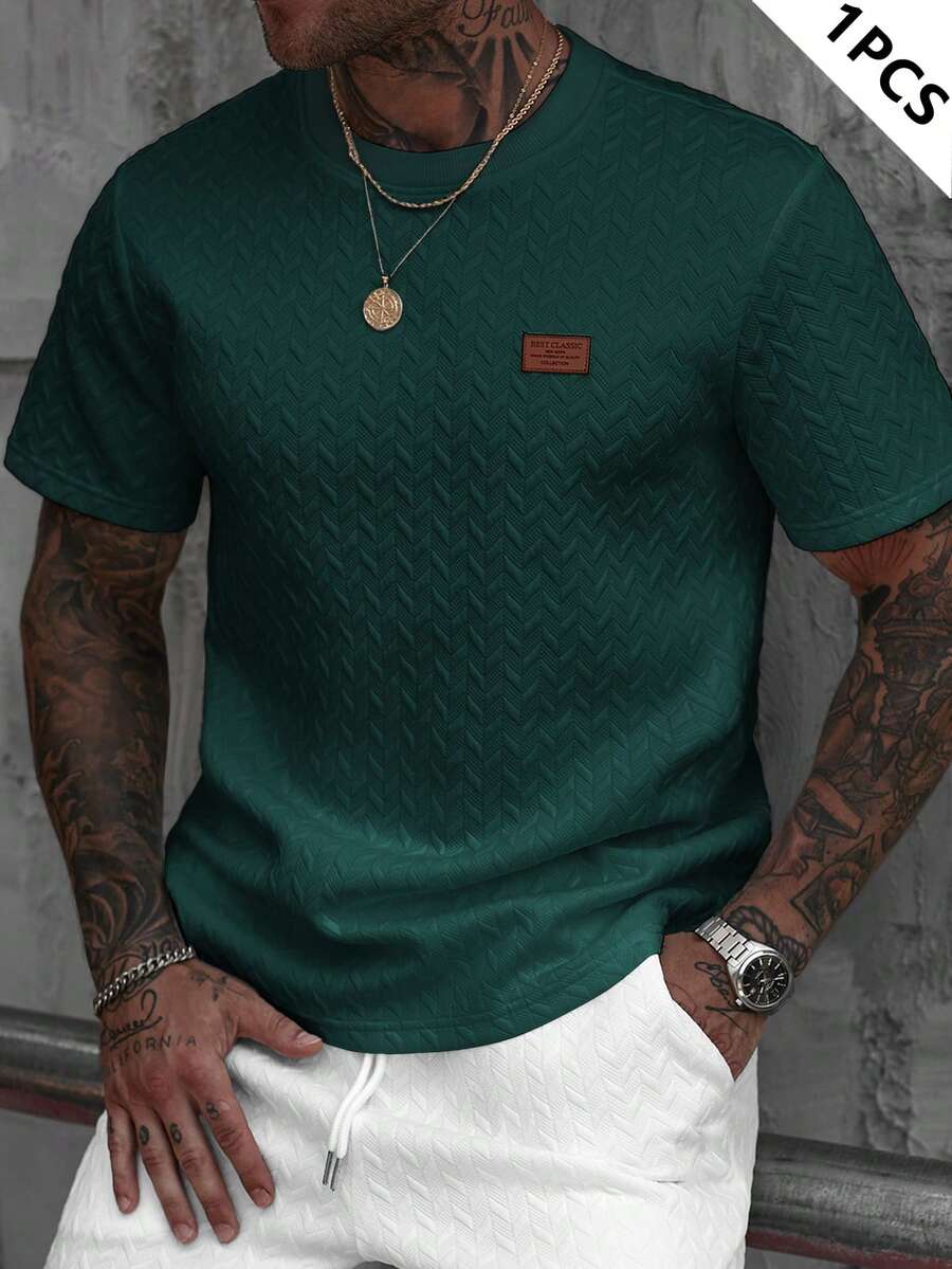 Camiseta Pavtros Jacquard Logotipo