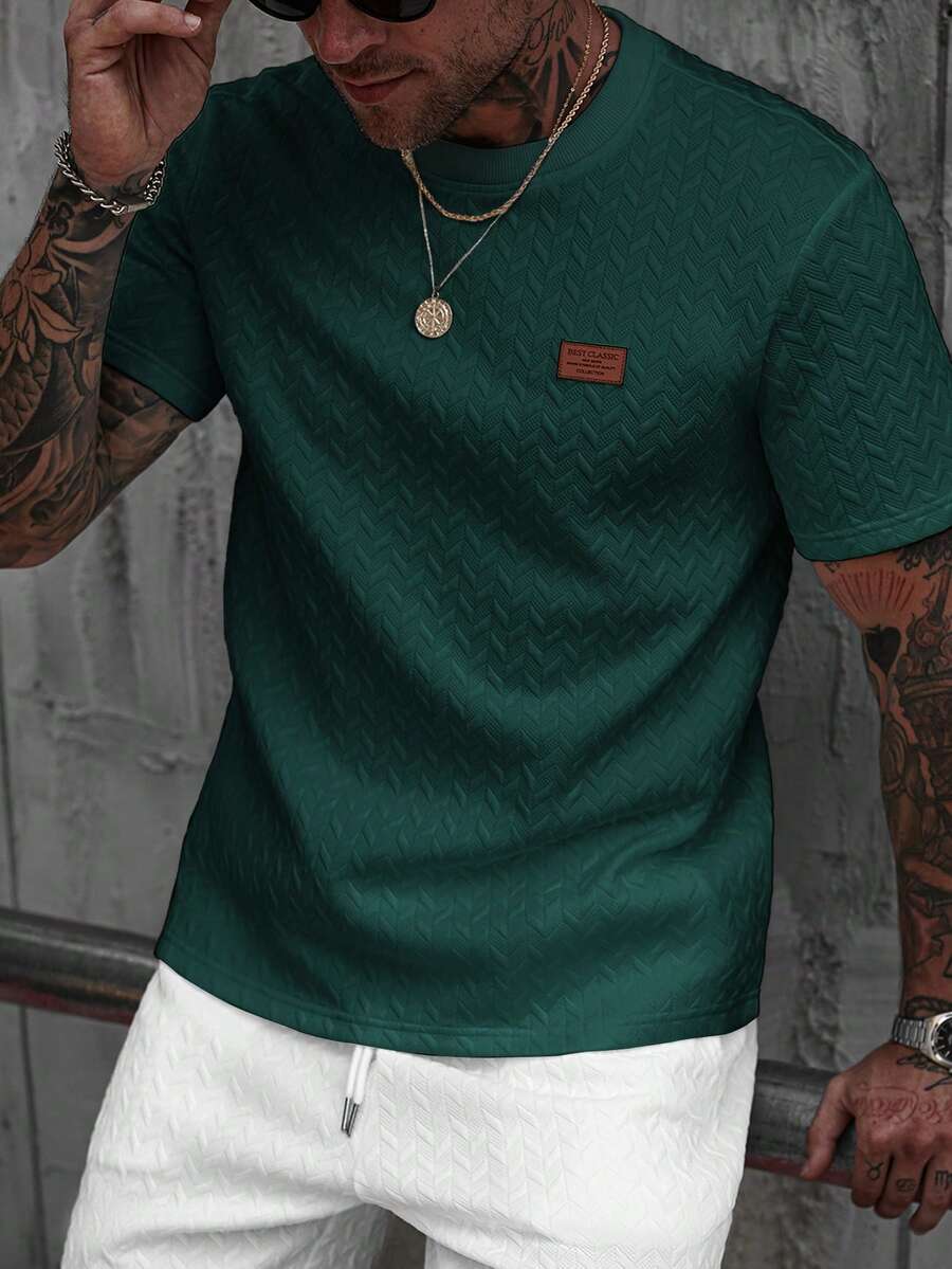 Camiseta Pavtros Jacquard Logotipo