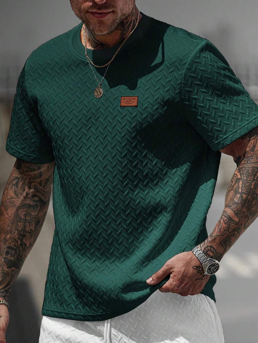 Camiseta Pavtros Jacquard Logotipo