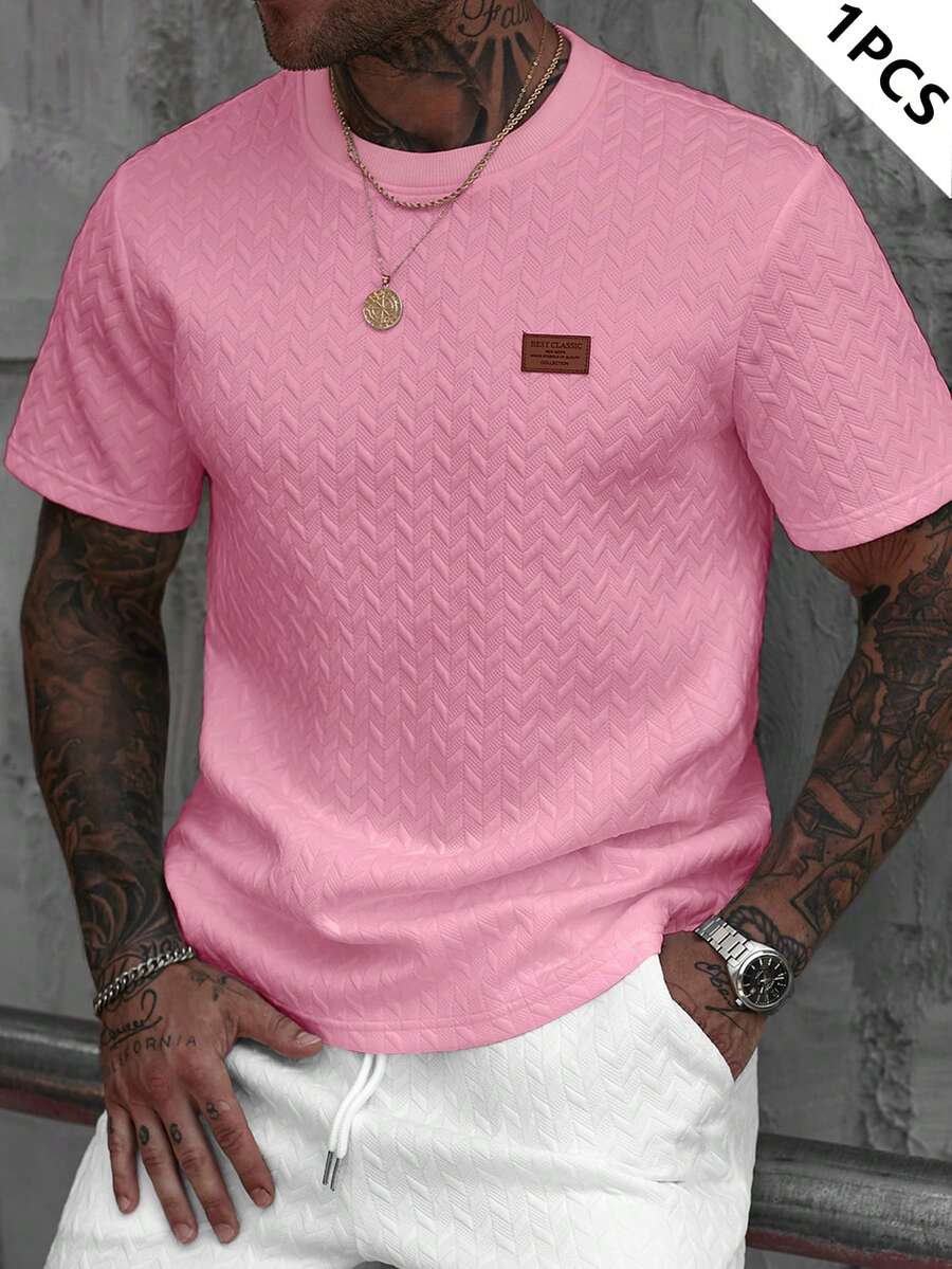Camiseta Pavtros Jacquard Logotipo