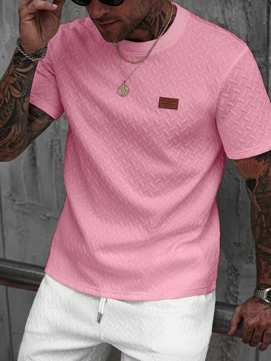 Camiseta Pavtros Jacquard Logotipo