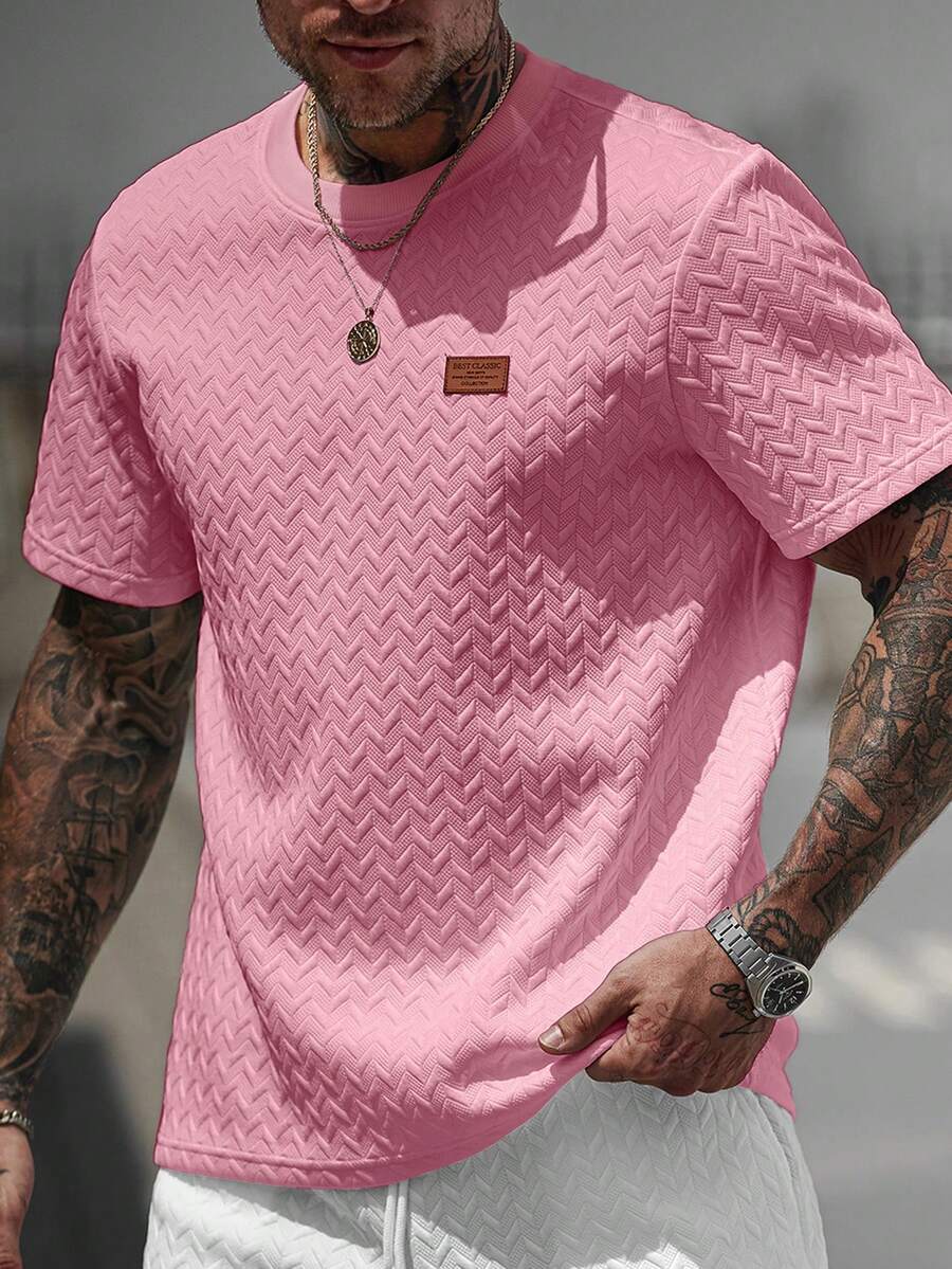 Camiseta Pavtros Jacquard Logotipo