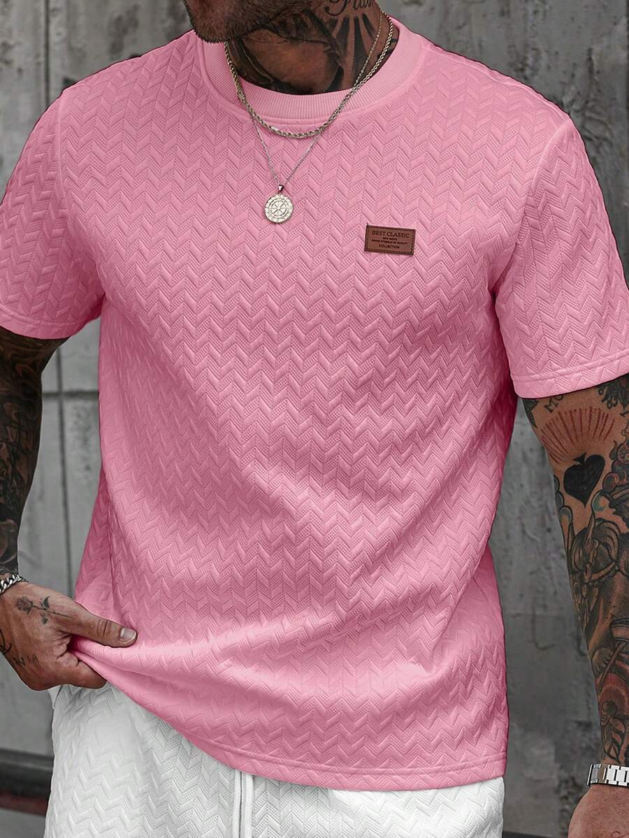 Camiseta Pavtros Jacquard Logotipo