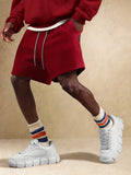 SUMWON Shorts Esportivos Essenciais de Entreperna Caída, Caimento Solto, Confortáveis, Shorts de Moletom Casuais, Roupas Esportivas, Desempenho, Básico, Valor, Verão Diário